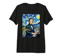 Frederic Chopin Compositeur Pianiste T-Shirt Haut de Gamme