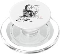 Frederic Chopin Encre Portrait Signature Partition Musique PopSockets PopGrip pour MagSafe