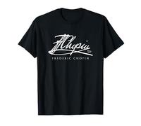 Frederic Chopin Signature T-shirt Pianiste Cadeau T-Shirt