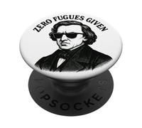 Frederic Chopin Zero Fugues Given, Musique Classique Amusante PopSockets PopGrip Adhésif