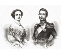 Frédéric III 1831 1888 alias Friedrich III. Empereur allemand et roi de Prusse. Princesse royale Victoria 1840 1901. Impératrice allemande et reine de Prusse en tant qu'épouse de l'empereur allemand