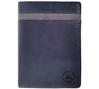 Frédéric Johns Grand Portefeuille Homme Cuir Véritable - Protection RFID - Grand Format - Élégant & Durable - Idée Cadeau (Bleu)