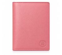Frédéric Johns Grand Portefeuille Homme Cuir Véritable - Protection RFID - Grand Format - Élégant & Durable - Idée Cadeau (Rose)