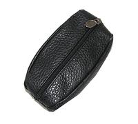 Frédéric&Johns ® - Porte-Monnaie Homme - Grain de café - Cuir épais Souple résistant - pour Poches Pantalon ou Veste (Noir)