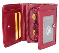 Frédéric Johns - Porte Monnaie Trieur avec Compartiment Billets - 8 Compartiments Séparés - Euro - pour Femme ou Homme - Qualité Supérieur - Idée Cadeau (Rouge 1)
