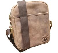 Frédéric Johns Sacoche Homme -Sacoche Bandouliere Homme - Sac pour Homme - Porte-Documents - Sacoche (Brun)