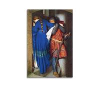 Frederic William Burton Poster d'œuvres classiques - Impression sur toile pour maison, bureau, chambre à coucher et salon (50 x 75 cm)