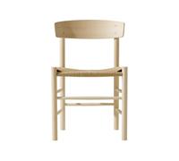 Fredericia Furniture Chaise J39 Bok ciré-tressé naturel