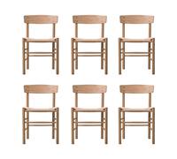 Fredericia Furniture Chaise J39. Chêne clair huilé-vannerie naturelle. lot de 6
