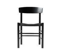 Fredericia Furniture Chaise J39 Chêne noirci-tressé noir