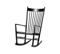Fredericia Furniture Rocking-chair J16 Noir-chêne noirci