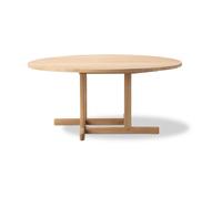 Fredericia Furniture Table basse BM80 Mogensen Coffee Table Ø120 cm Chêne clair huilé
