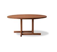 Fredericia Furniture Table basse BM80 Mogensen Coffee Table Ø120 cm Chêne fumé huilé