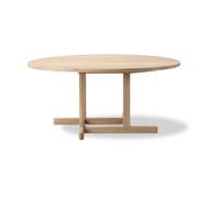 Fredericia Furniture Table basse BM80 Mogensen Coffee Table Ø120 cm Chêne savonné