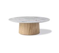Fredericia Furniture Table basse Niveau Ø110cm Tundra Grey-ash huilé