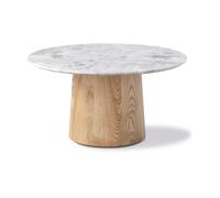 Fredericia Furniture Table basse Niveau Ø61cm Tundra Grey-ash huile traitée
