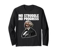 Frederick Douglass Pas de Lutte ne Signifie Pas de progrès Manche Longue