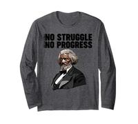 Frederick Douglass Pas de Lutte ne Signifie Pas de progrès Manche Longue