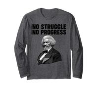 Frederick Douglass Pas de Lutte ne Signifie Pas de progrès Manche Longue