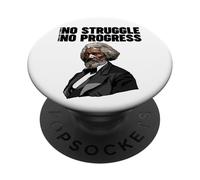 Frederick Douglass Pas de Lutte ne Signifie Pas de progrès PopSockets PopGrip Adhésif