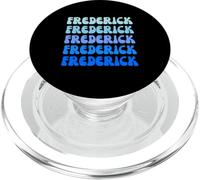 Frederick Retro Name Stack Design PopSockets PopGrip pour MagSafe