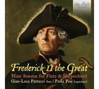 FREDERICK THE GREAT:NINE SONATAS FOR FLUTE & HARP CD NEUF
