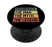 Frederick The Man The Myth The Legend Funny Personnalisé PopSockets PopGrip Adhésif