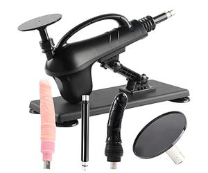 Fredorch Nouvelle machine à sexe Upgrad avec embouts 3XLR, Machine d'amour à chocs extrêmes, Machine Gun portable avec godemiché anal Jouets sexuels pour hommes femmes et couples