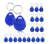 Fredorlokk Lot de 20 porte-clés inductifs RFID 125 kHz - Peut lire et réécrire - NFC - Convient pour système de contrôle d'accès d'entrée de serrure de porte