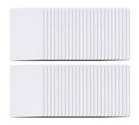 Fredorlokk Rewritable UID Smart Card, 13.56MHz editable RFID PVC Blank Card, Suitable for Mifare 1K programmable Access Control Card, Suitable for Access Control System Control (50)