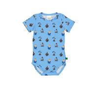 Fred's World by GREEN COTTON Barboteuse / body bleu clair / marron / orange / blanc, Taille 80