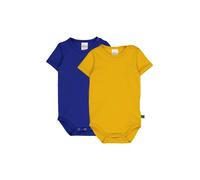 Fred's World by GREEN COTTON Barboteuse / body bleu / curry, Taille 68