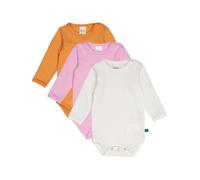 Fred's World by GREEN COTTON Barboteuse / body mandarine / rose / blanc, Taille 92