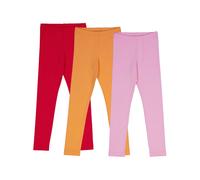 Fred's World by GREEN COTTON Leggings orange / rose clair / rouge feu, Taille 134