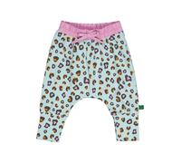 Fred's World by GREEN COTTON Pantalon bleu clair / jaune d'or / rose clair / noir, Taille 74