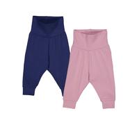 Fred's World by GREEN COTTON Pantalon bleu marine / rose, Taille 74