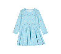 Fred's World by GREEN COTTON Robe crème / bleu clair / violet / noir, Taille 92