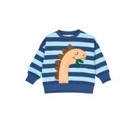 Fred's World by GREEN COTTON Sweat sable / bleu clair / bleu foncé / marron, Taille 116