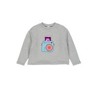 Fred's World by GREEN COTTON Sweat-shirt bleu pastel / gris / violet / rose, Taille 116