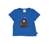 Fred's World by GREEN COTTON T-Shirt bleu / marron / blanc, Taille 98