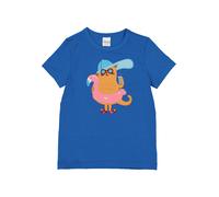 Fred's World by GREEN COTTON T-Shirt bleu roi / orange / rose clair / rouge, Taille 122