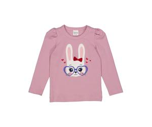 Fred's World by GREEN COTTON T-Shirt bleu / rosé / rouge feu / blanc, Taille 92