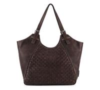 FredsBruder Calm Weave Sac de shopper Cuir véritable 45 cm brun