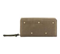 FREDsBRUDER Cuir Porte-Monnaie The Beaded Wallet Greyish Khaki Gris-Vert