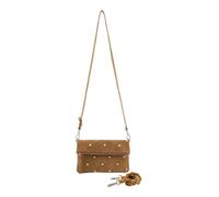 FREDsBRUDER Cuir sac à épaule bandoulière Endless Beads Flap Bag Toffee brun