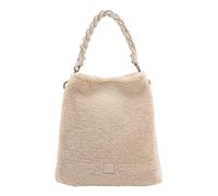FREDsBRUDER Cuir sac à épaule bandoulière Furry Friend Hobo Bag Cream écru