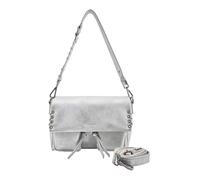 FREDsBRUDER Cuir sac à épaule bandoulière Rebel At Heart Big Shoulderbag Silver argenté
