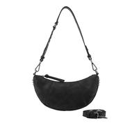FREDsBRUDER Cuir sac à épaule bandoulière Rebel At Heart Halfmoon Bag Black noir