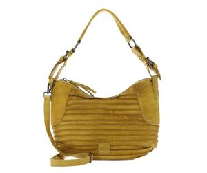 FREDsBRUDER Cuir sac à épaule bandoulière Riffel Fectors Midi Hobo Bag Capri Yellow jaune