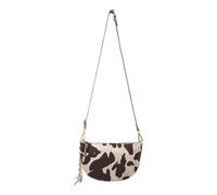 FREDsBRUDER Cuir sac à épaule bandoulière Velvet Wild Crossbag Cow Pattern brun